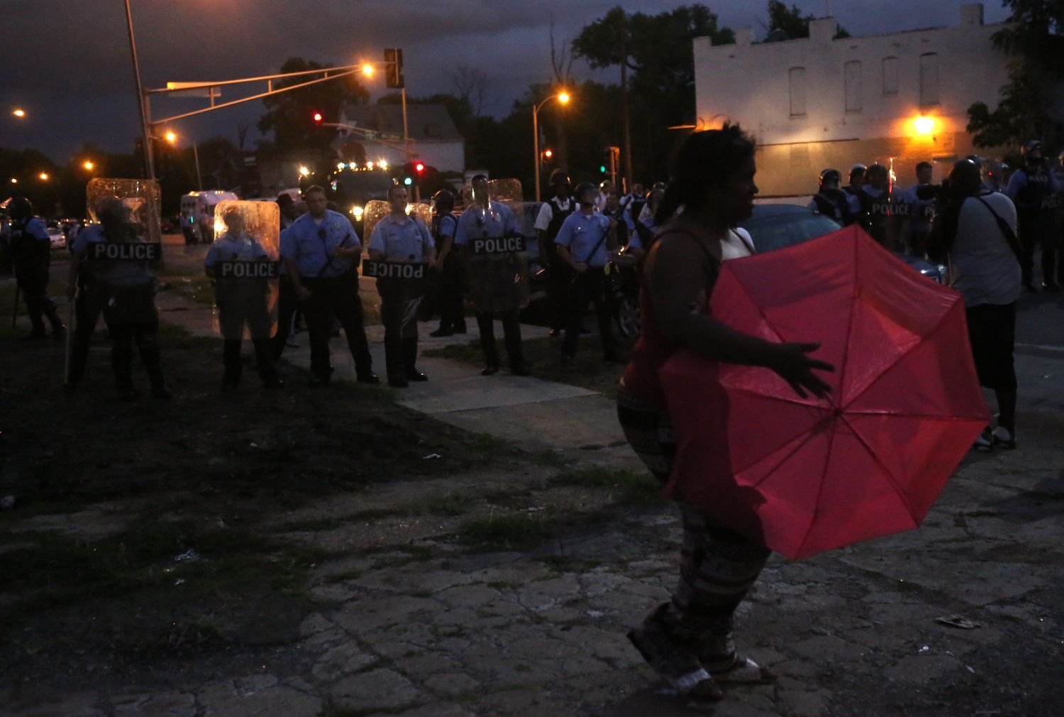 Protests following fatal officer-involved shooting at Walton Avenue and Page
